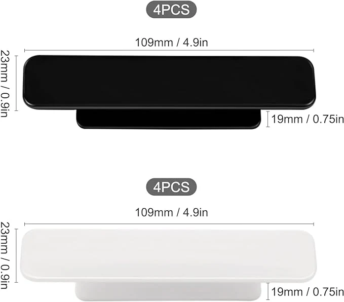 Installation - Självhäftande handtag till glas - 2 pack