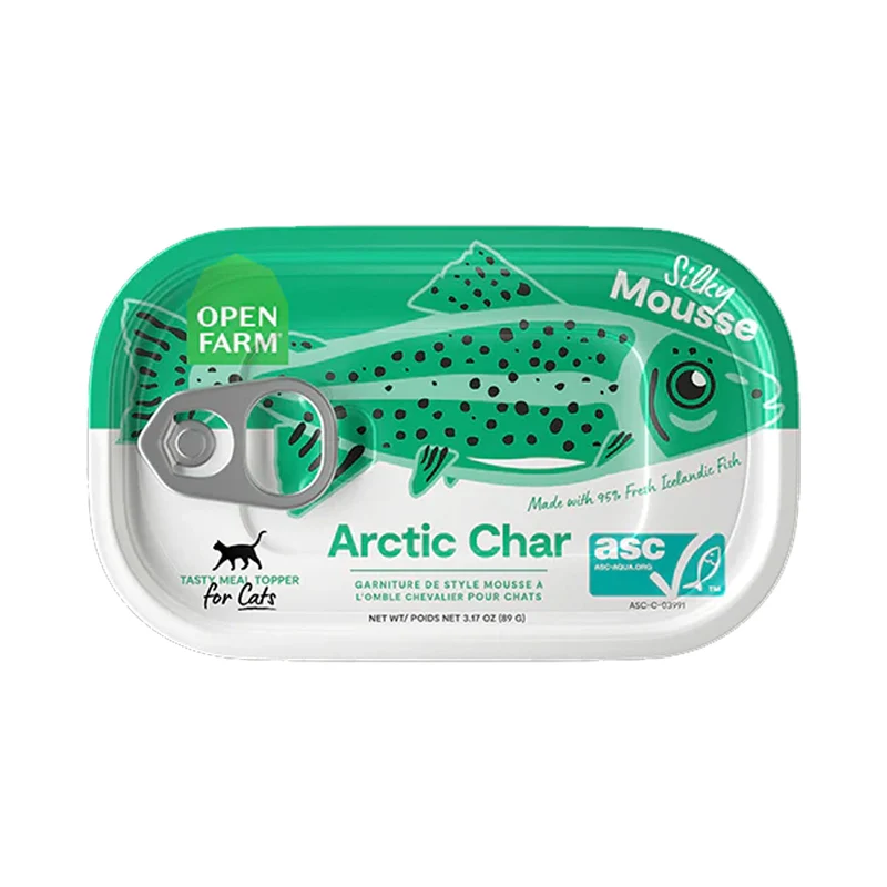 Expiry Date 31-Dec-26 Open Farm Arctic Char Meal Topper for Cats - 89G