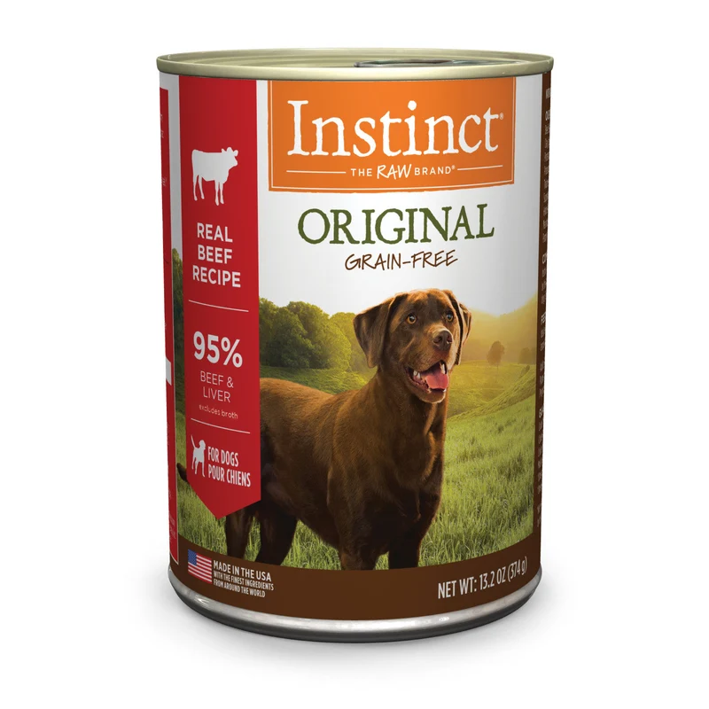 Instinct Original Real Beef Recipe Wet Dog Food - 13.2OZ (Minorly Damaged)