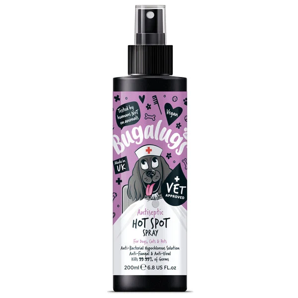 Bugalugs Antiseptic Hot Spot Spray For Pets 200ML