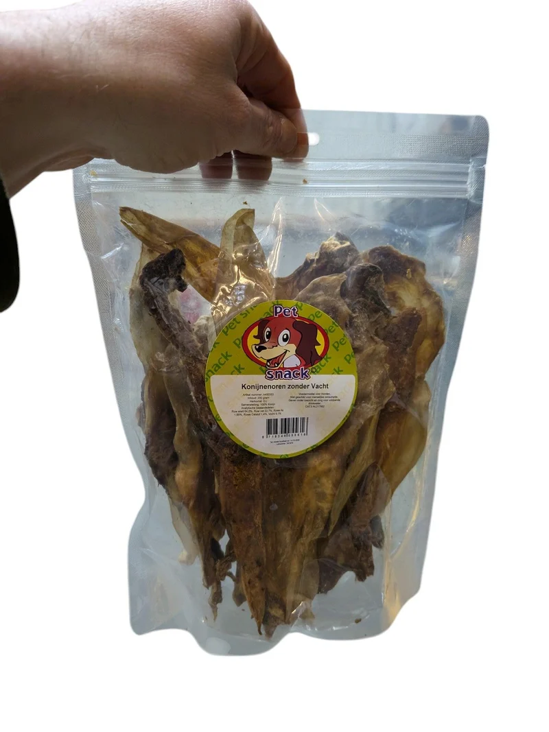 Petsnack Kaninöron Utan Päls
