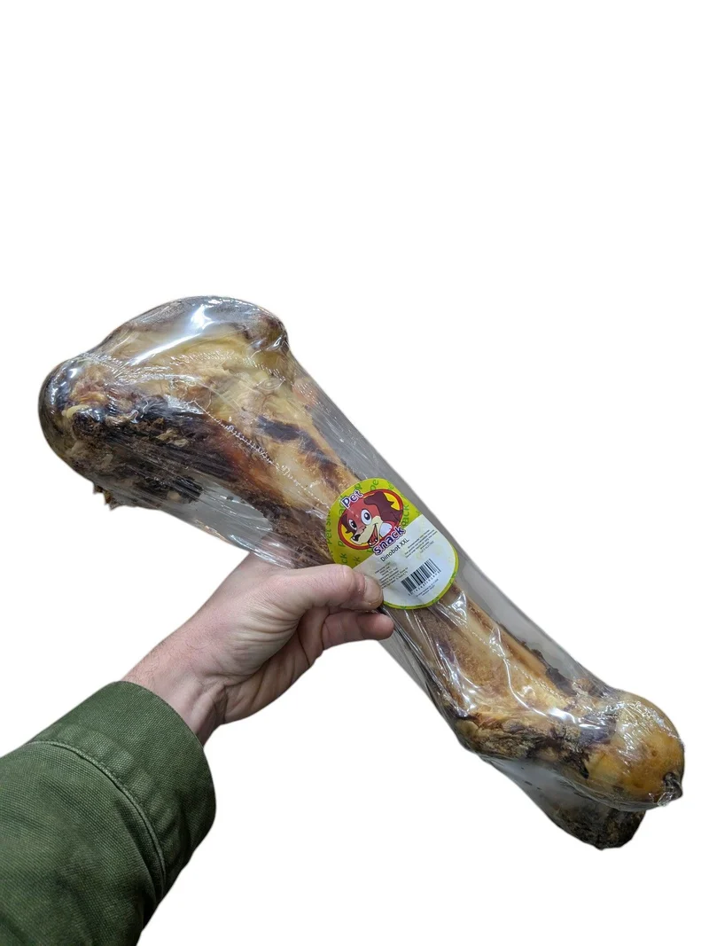 Petsnack Dinobot XXL – Stor Naturlig Kjötdelar med Köttbitar - 100% nötkött