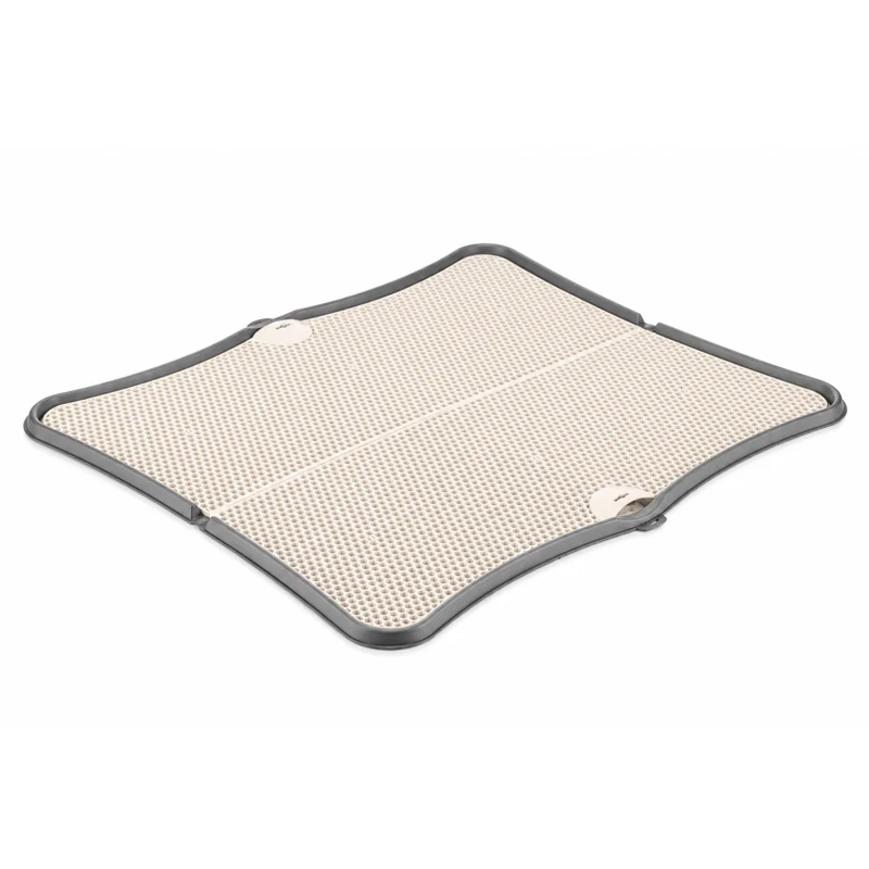 Thunder Paws Cat Sieve Mat / Litter-Trapping Mat Black 56.5x48.4x1.2cm