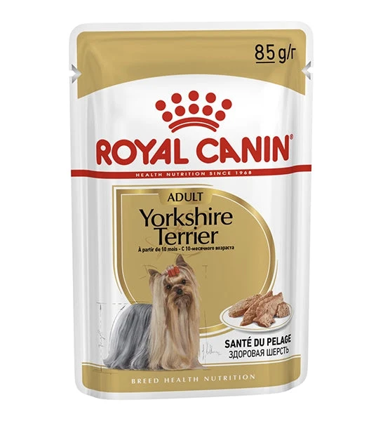 Expiry Date 16-Oct-26 Royal Canin Yorkshire Terrier Adult Wet Dog Food - 85G