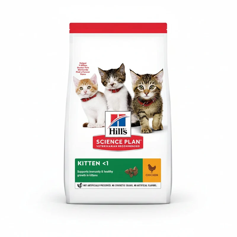 Expiry Date 31-Oct-26 Hill's Science Plan Kitten with Chicken Dry Food - 1.5KG