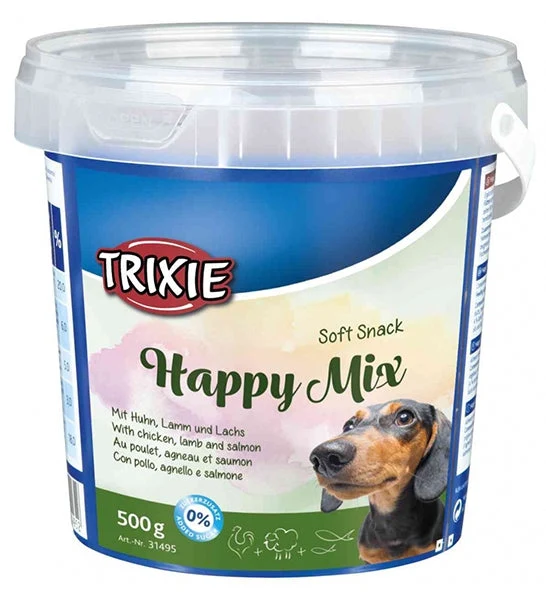 Expiry Date 31-Oct-26 Trixie Soft Snack Happy Mix Dog Treats - 500G