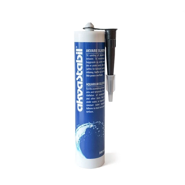 Akvariesilikon - Svart - 300 ml