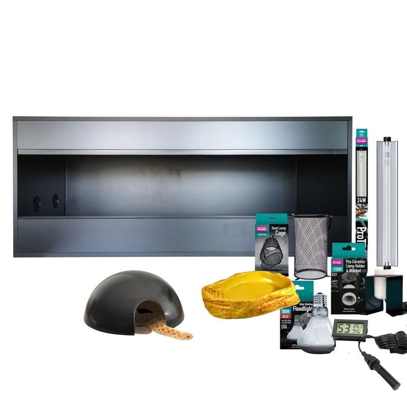Terrariepaket - Repti Pro Vit - 200x60x60 cm - startpaket orm