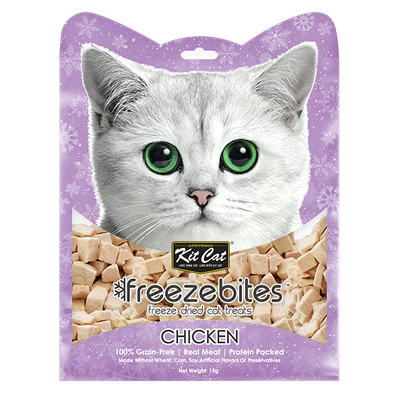 Kit Cat Freezebites Chicken Freeze-Dried Cat Treats 15G