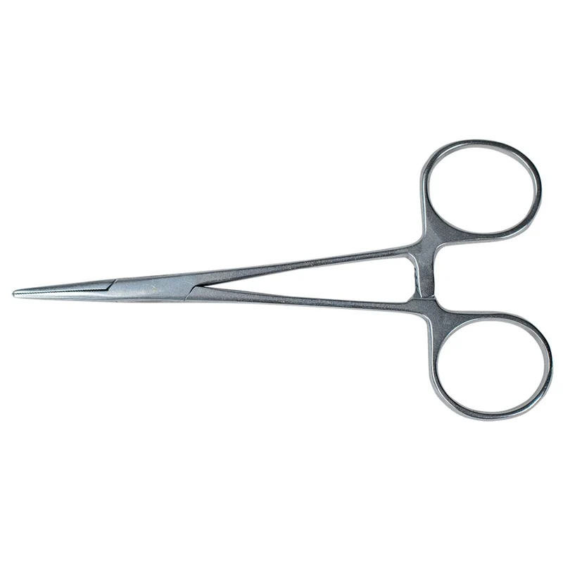 IdealDog Professional Straight Metal Ear Plucking Forceps for Dogs 14cm