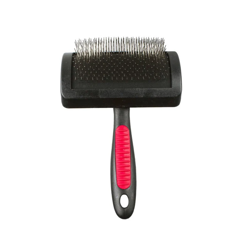 IdealDog Lucia Professional Hard Standard Pin Slicker Brush for Dogs & Cats Large