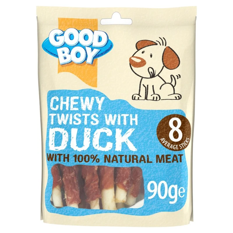 Armitage Good Boy Chewy Duck Twists Dog Treats 90G