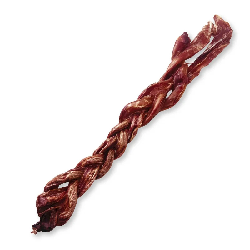 Hobbitalf Air-Dried Extra Braided Pig Pizzle Dog Chew Treats 30CM