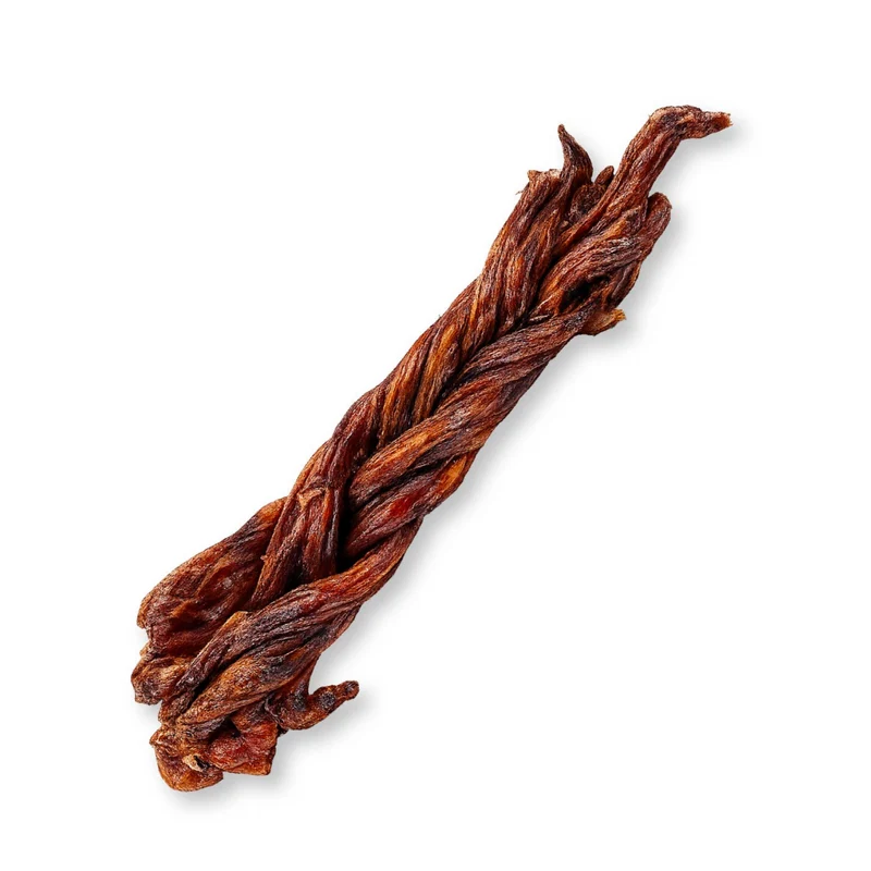 Hobbitalf Air-Dried Braided Lamb Pizzle Dog Chew Treats 20CM
