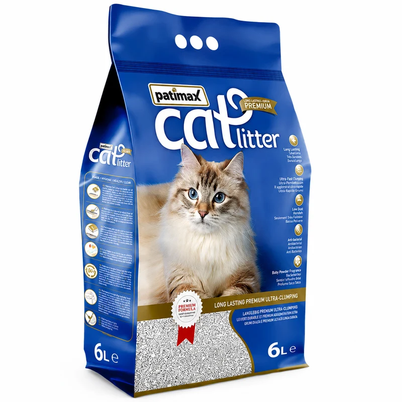 Patimax Premium Ultra Clumping Natural Cat Litter