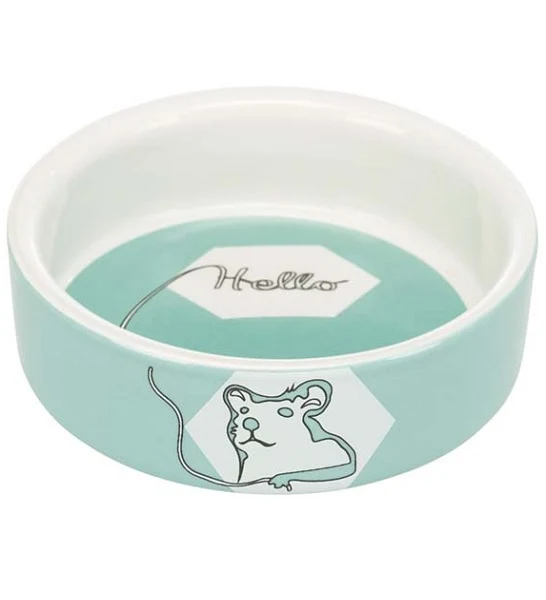 Trixie Comic Hamster Ceramic Bowl for Small Pets