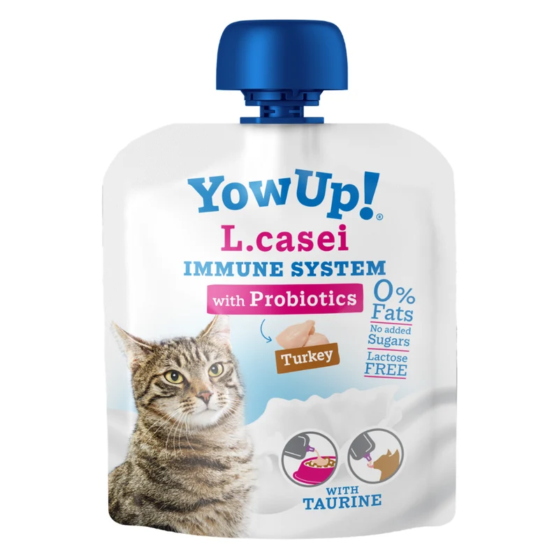 YowUp L.Casei Turkey Cat Wet Food Topper For Immune System 85g