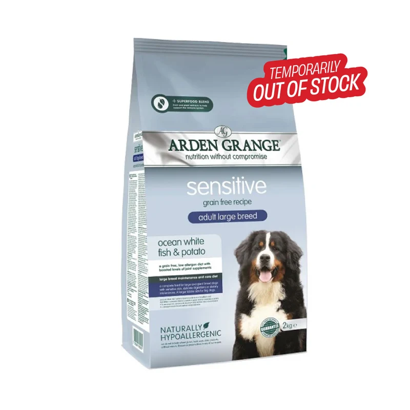 Arden Grange Sensitive Adult Large Breed Dry Dog Food 12KG