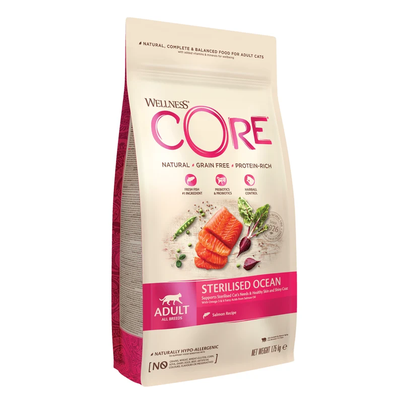 Wellness Core Sterilised Ocean Salmon Adult Dry Cat Food 1.75KG
