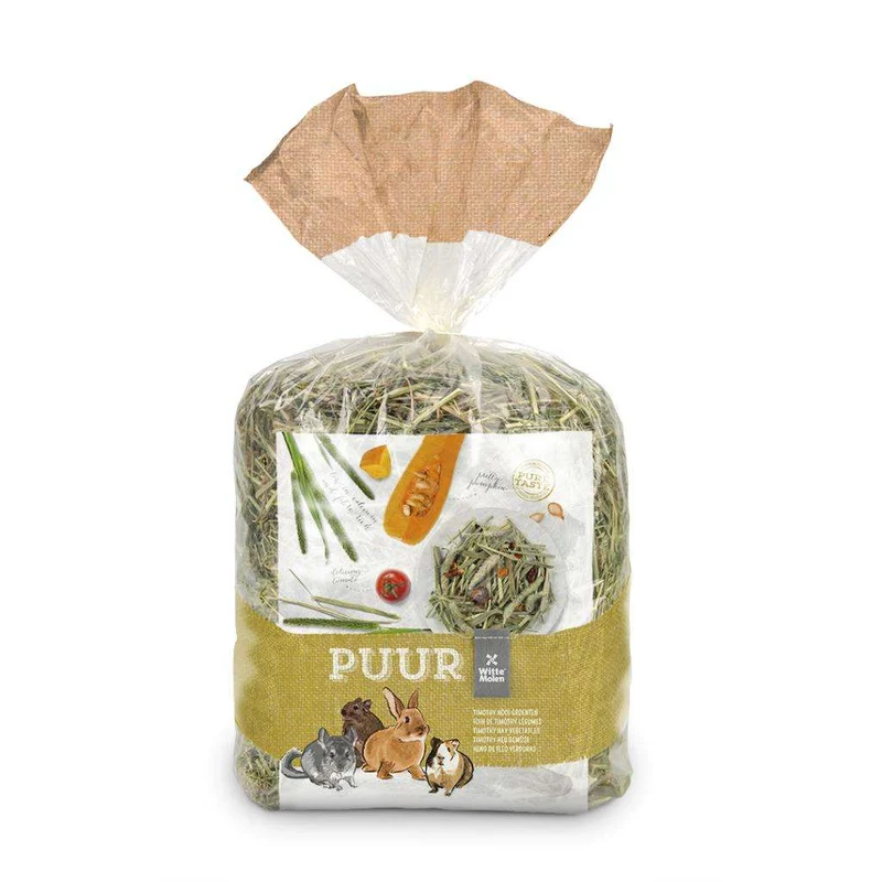 Witte Molen Puur Timothy Hay Vegetables For Small Pets 500G