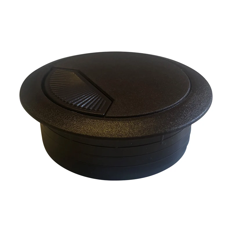 Kabelgenomföring - svart - 60 mm