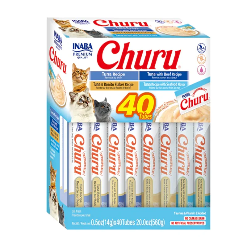 Inaba Churu Tuna Variety Box Cat Treats 40X14G