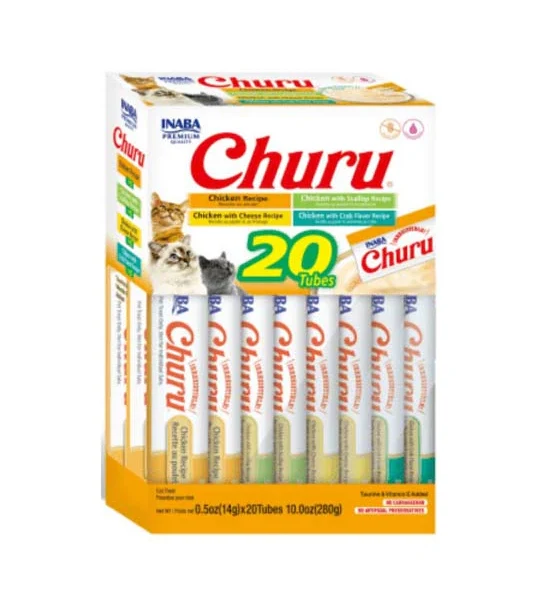 Inaba Churu Chicken Variety Pack Cat Treats 20x14g