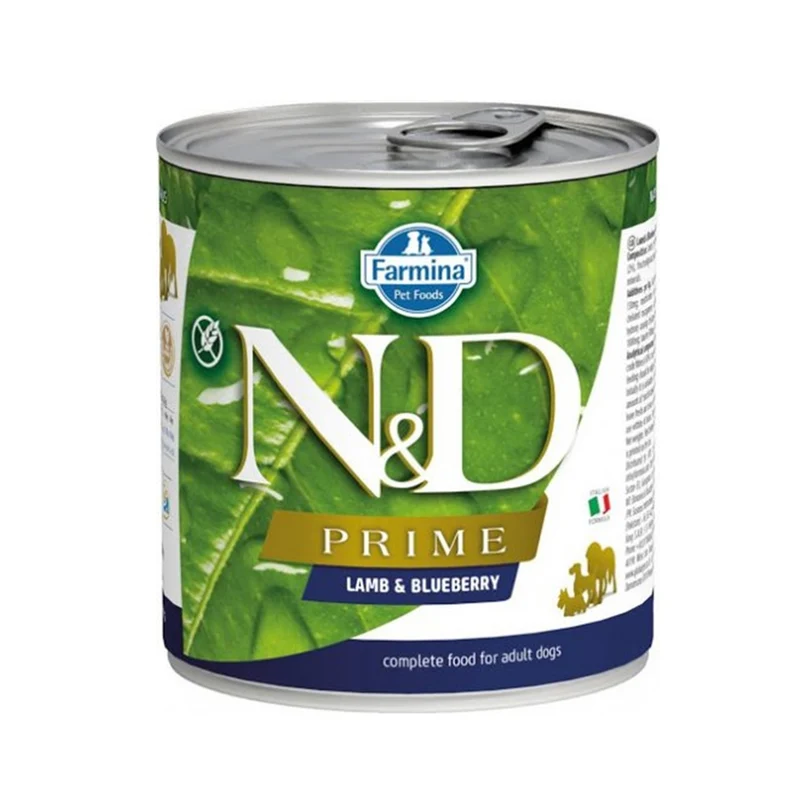 Farmina N&D Prime Lamb & Bluberry Adult Wet Dog Food 285G