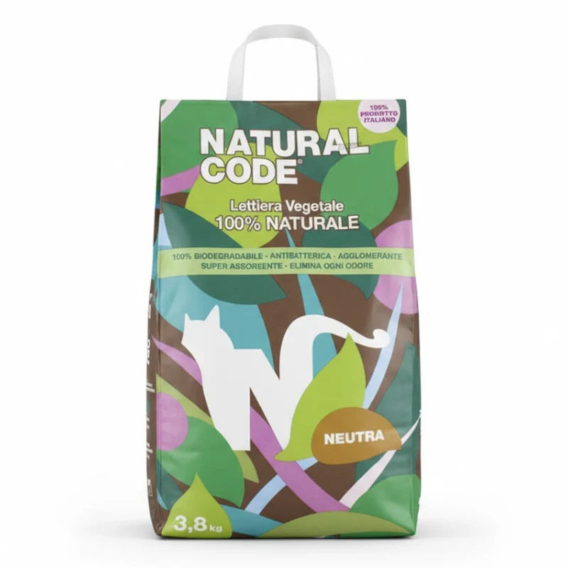 Natural Code Vegetable Neutral Fragrance Absorbent Cat Litter 3.8Kg
