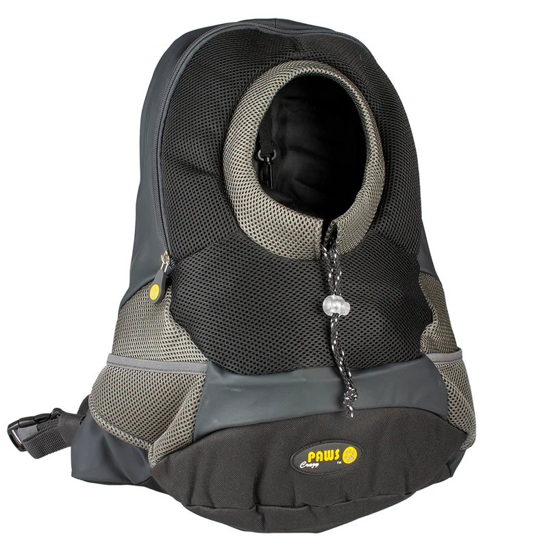 Ebi Crazy Paws Maria Nylon Carry Paws Pet Backpack Carrier Black 41.5x17.5x43cm