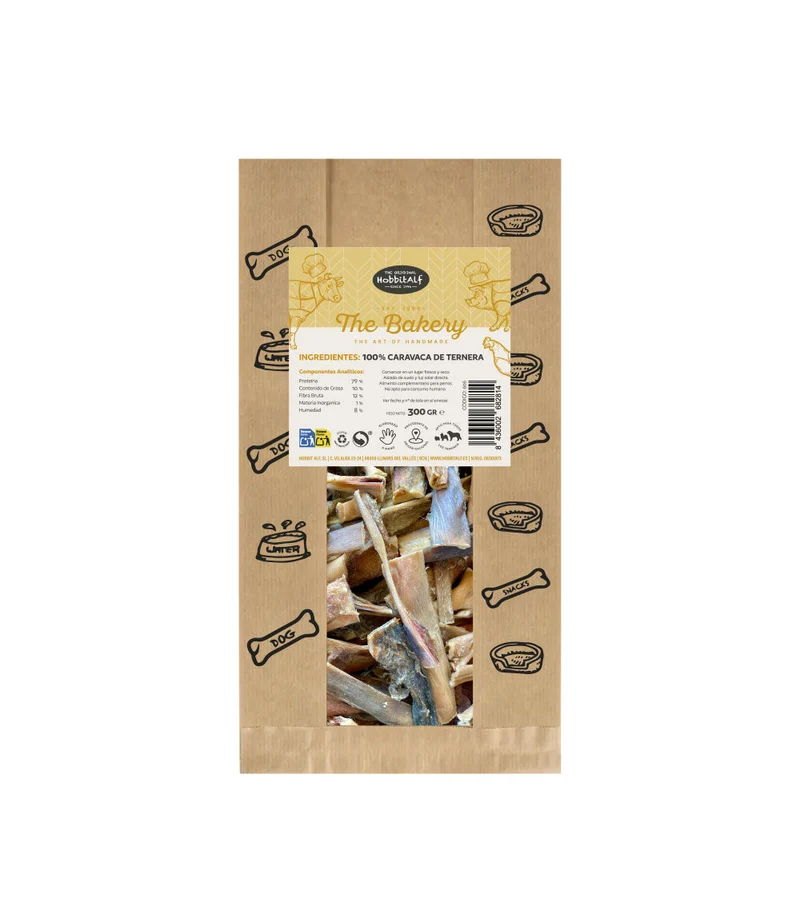 Hobbitalf Air Dried Beef Mask Dog Treats 300g