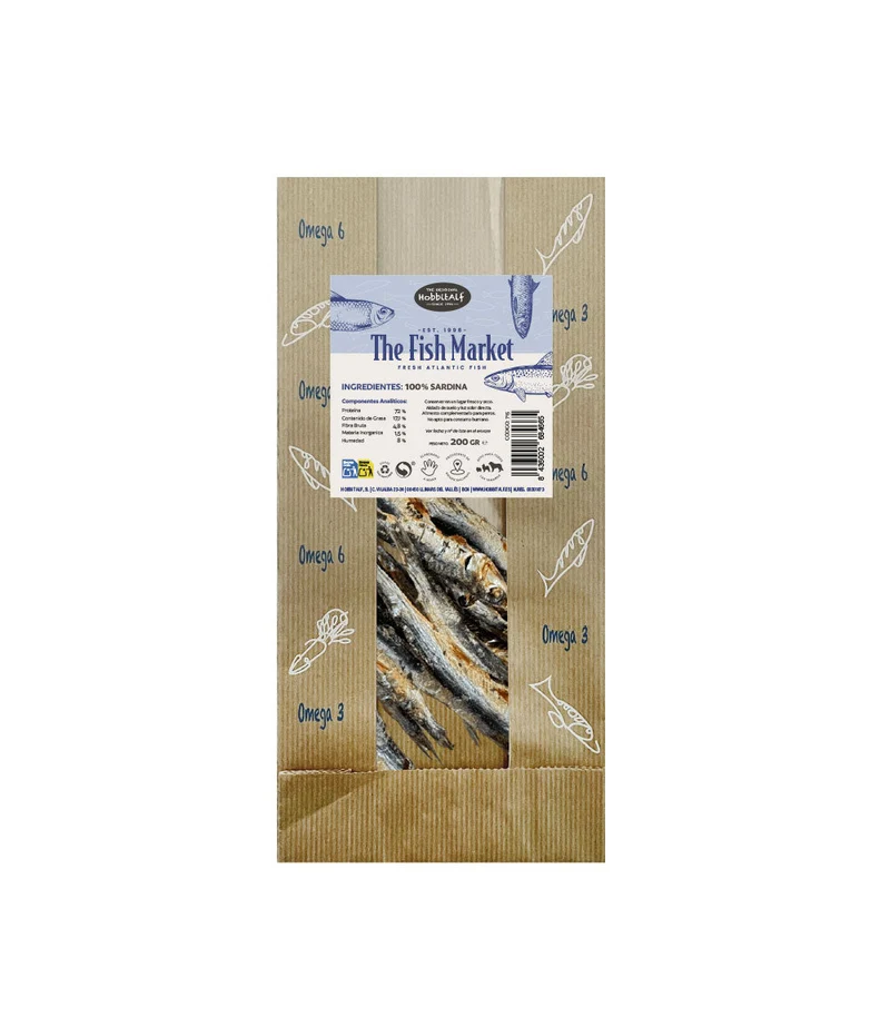 Hobbitalf Air Dried Sardines Dog Treats 200G