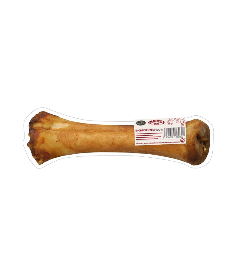 Hobbitalf Air Dried Smoked Long Beef Bone Dog Treats 1pc