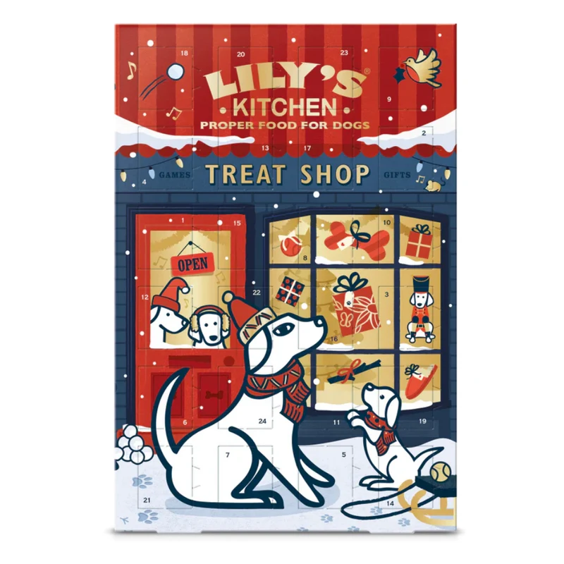 Expiry Date 23-Sep-26 Lily’s Kitchen Christmas 2025 Advent Calendar for Dogs - 68G