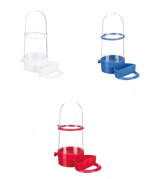 Trixie Water and Feed Dispenser With Perch for Birds - ORANGE/265ML (Minorly Damaged)