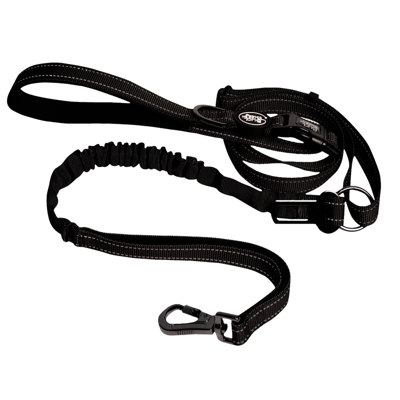 Bud & Billy Urban Black Handsfree Dog Harness 145-225x2.5cm