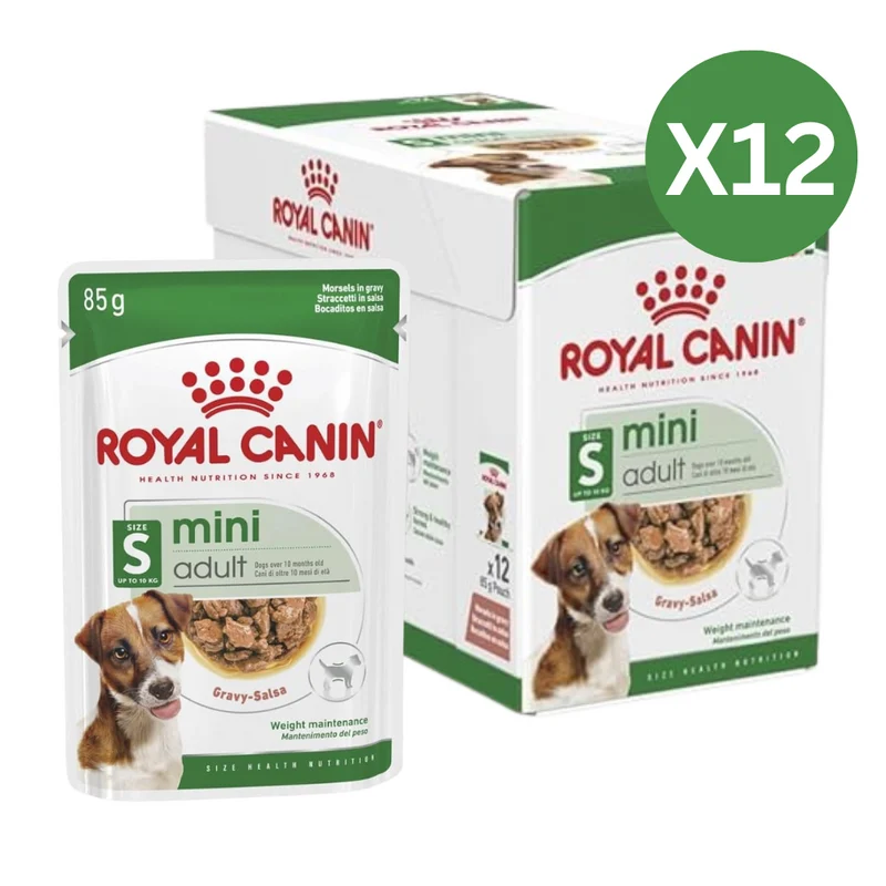 Royal Canin Mini Adult In Gravy-Salsa Wet Dog Food 85G - Pack of 12