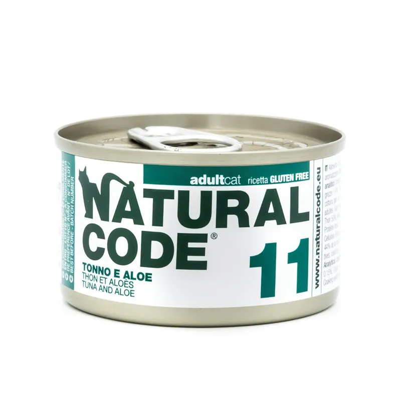 Natural Code 11 Tuna & Aloe Wet Cat Food 85G