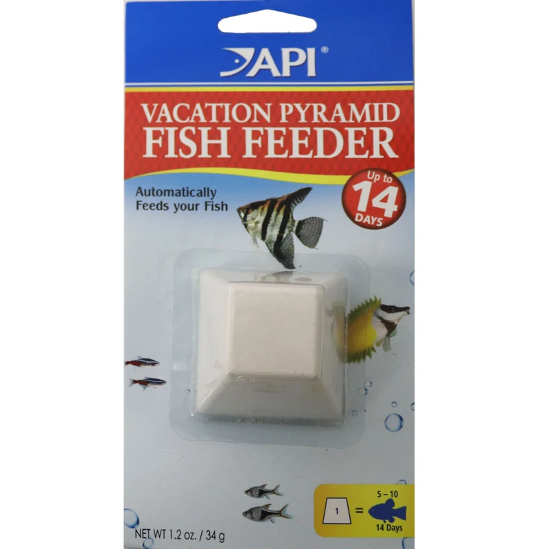 API Vacation Pyramid Fish Food Feeder - 14 Days