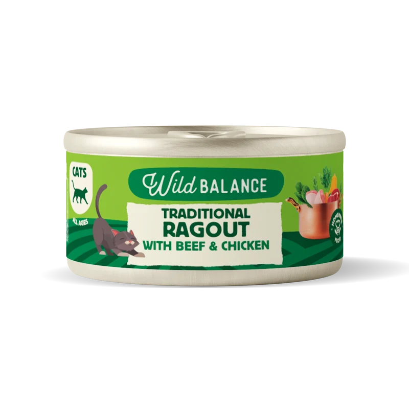 Wild Balance Traditional Ragout With Beef & Chicken Wet Cat Food 80G