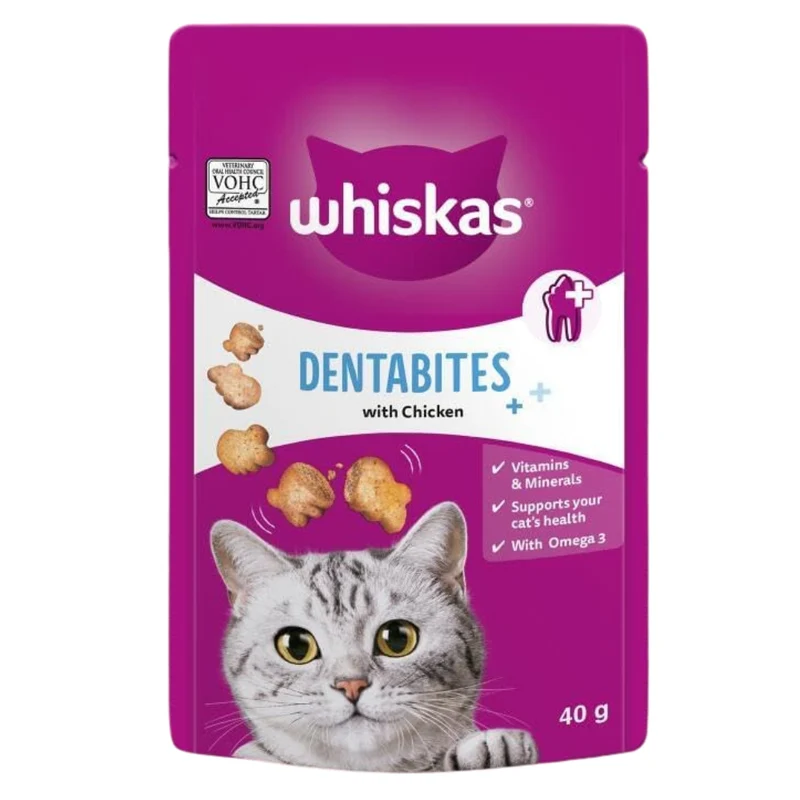 Whiskas DentaBites with Chicken Cat Treats