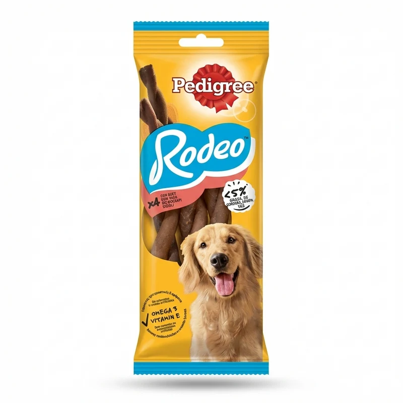 Pedigree Rodeo Beef Dog Treats 4pcs 70G