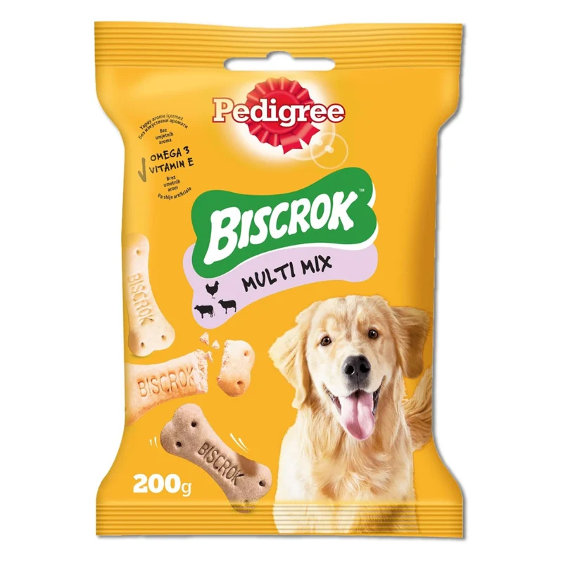 Pedigree Biscrok Multi-Mix Biscuit Dog Treats 200G