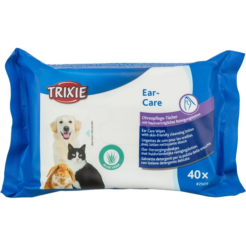 Trixie Ear Care Pet Wipes 40pcs
