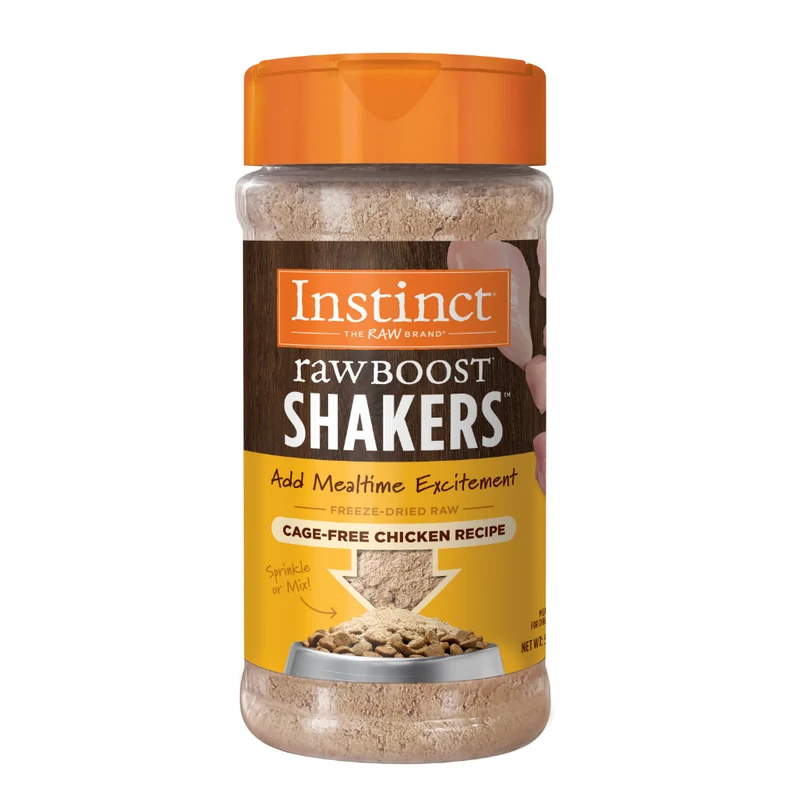 Instinct Raw Boost Shakers Chicken Freeze Dried Dog Food Topper 5.5oz