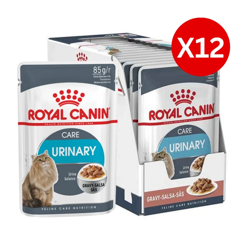 Royal Canin Urinary Care in Gravy Adult Wet Cat Food 85g - Pack of 12