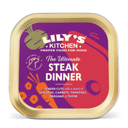Lily's Kitchen The Ultimate Steak Dinner Wet Dog Food - 150G