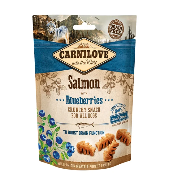Carnilove Salmon with Blueberries Crunchy Snack for Dogs 200G