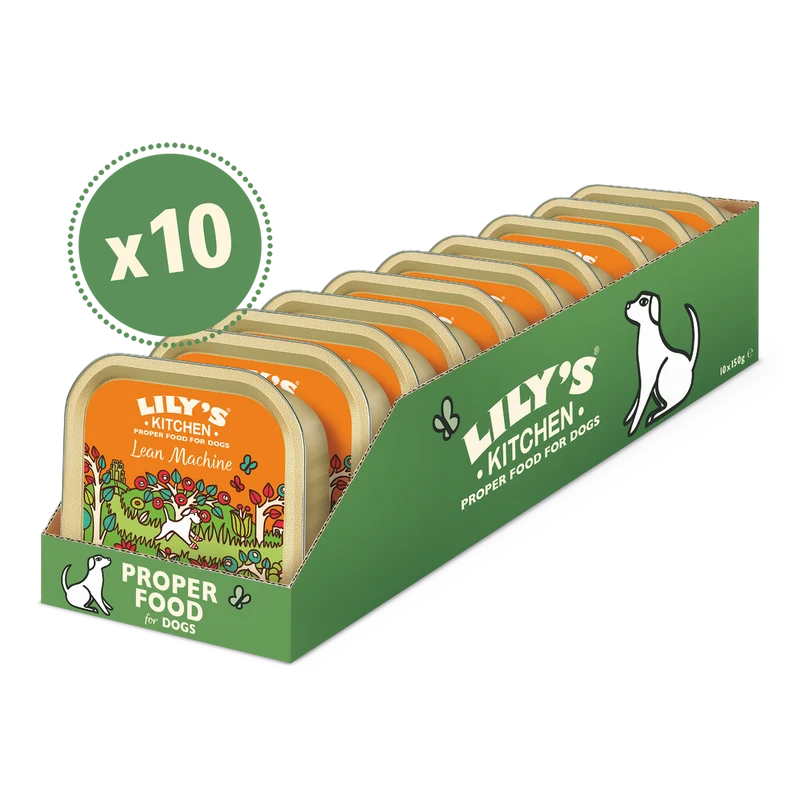 Lily's Kitchen Lean Machine Wet Dog Food 150G - Pack of 10