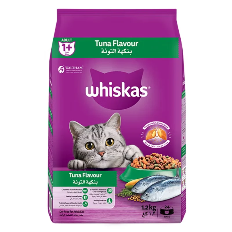 Whiskas Adult 1+ Tuna Flavour Dry Cat Food